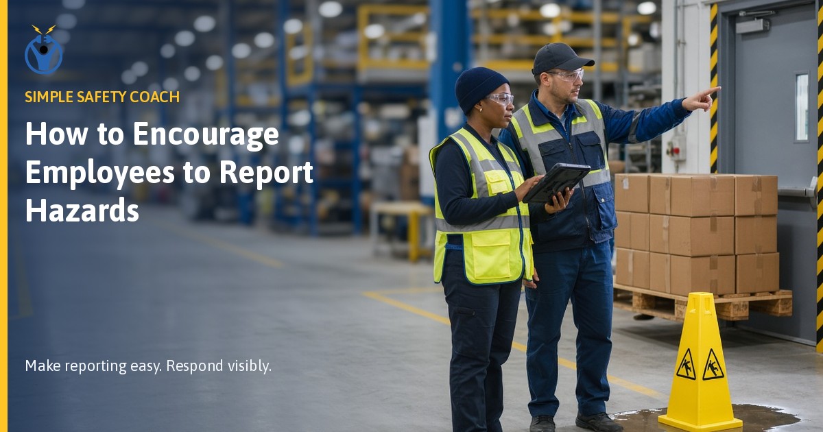 How to Encourage Employees to Report Hazards
